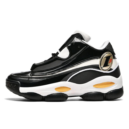 Chaussures de basket-ball pour hommes de haute qualité automne chaussures de sport en cuir plate-forme extérieure bottes de basket-ball professionnelles hommes chaussures d'entraînement