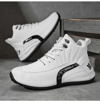 2025 Baskets à la mode Chaussures de basket-ball montantes pour hommes Baskets de sport - Baskets de soutien de la cheville Court Livraison gratuite Loisirs