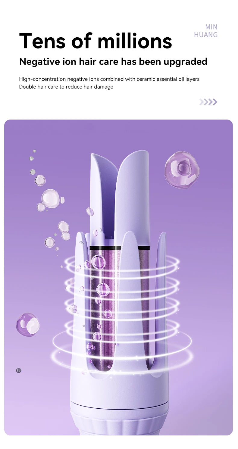 Fer à friser les cheveux 32mm bigoudi baguette professionnelle pinces bouclées en céramique électrique Salon outil de coiffure petit fer à sertir