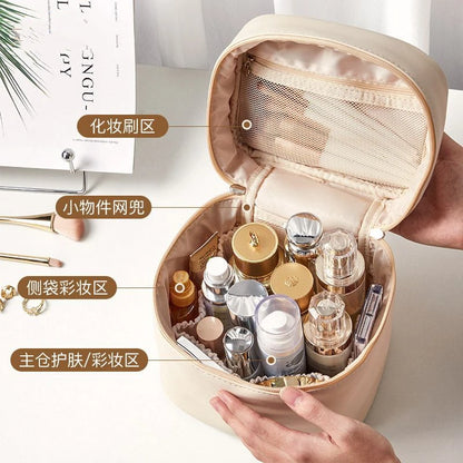 New Cosmetics Organizer Vertical Large-capacity Cosmetic Bag Deep Portable Handheld Waterproof Out Wash Storage Bag