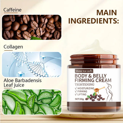 Crème raffermissante pour contrôle abdominal - 60g, extrait de plante hydratant et hydratant en profondeur, sans alcool, adaptée à tous les types de peau, sans épices, améliore l'élasticité de la peau - DOGOMET DIGITAL PLUS