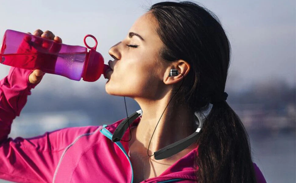 INMAS SX-991True Wireless Foldable Earbuds Bluetooth Neckband Headset Hifi Stereo Earphones Noise Cancelling Headphones With Mic - DOGOMET DIGITAL PLUS