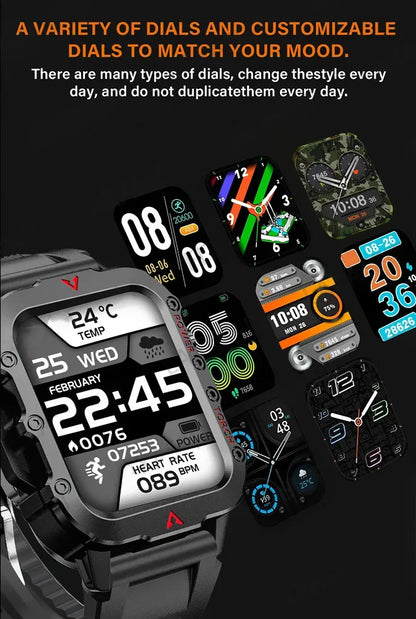 2025 nouvelle montre intelligente pour femmes GPS montre intelligente hommes 1.71 pouces HD affichage GPS & faire/ recevoir des appels téléphoniques 400mAh batterie Bracelets