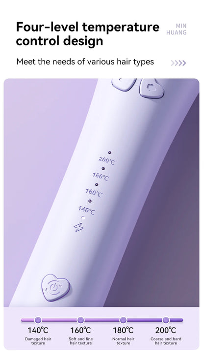 Fer à friser les cheveux 32mm bigoudi baguette professionnelle pinces bouclées en céramique électrique Salon outil de coiffure petit fer à sertir