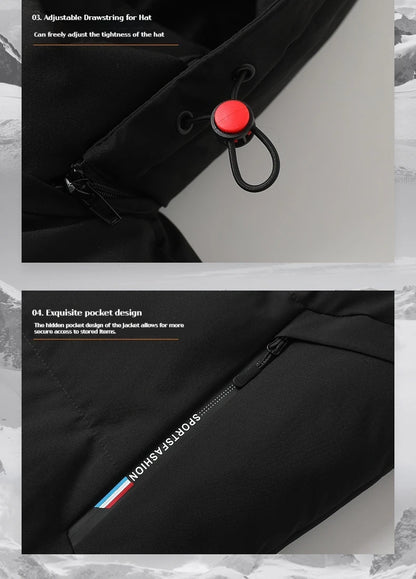 2025 veste d'hiver Parka manteau d'hiver pour papa Parka pour hommes d'âge moyen personnes âgées veste en coton chaud doudoune d'hiver pour homme - DOGOMET DIGITAL PLUS