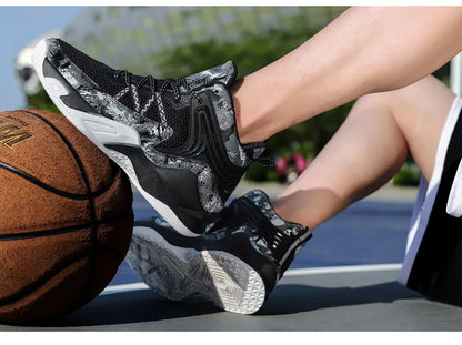 Chaussures de basket-ball respirantes carillon colorées pour hommes, chaussures de sport décontractées, haut, polyvalent, nouveau, printemps, 2024