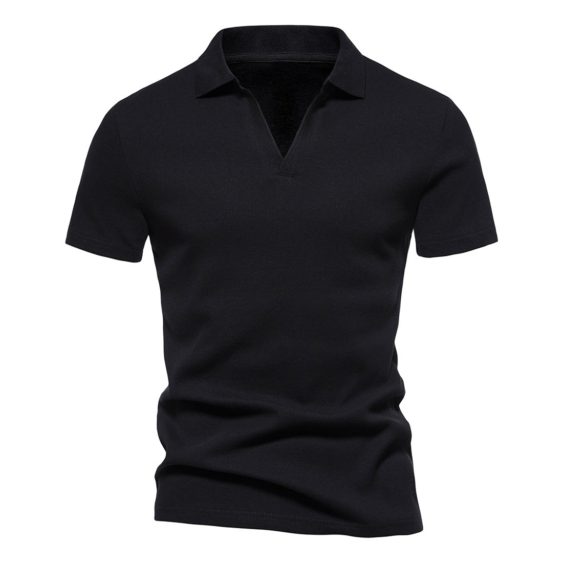 Men's Henley Shirt Slim Fit Cotton Short Sleeve Casual T-Shirt Jogger Mens T Shirts Loose Tops