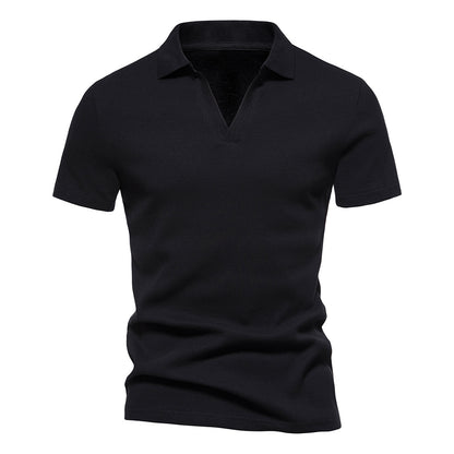 Men's Henley Shirt Slim Fit Cotton Short Sleeve Casual T-Shirt Jogger Mens T Shirts Loose Tops
