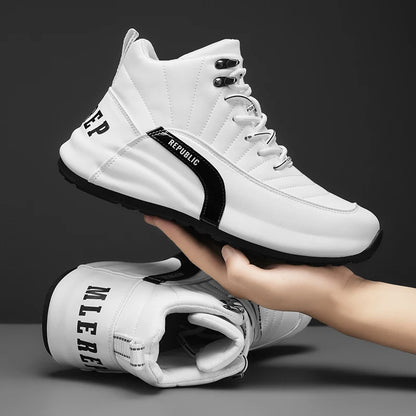 2025 Baskets à la mode Chaussures de basket-ball montantes pour hommes Baskets de sport - Baskets de soutien de la cheville Court Livraison gratuite Loisirs