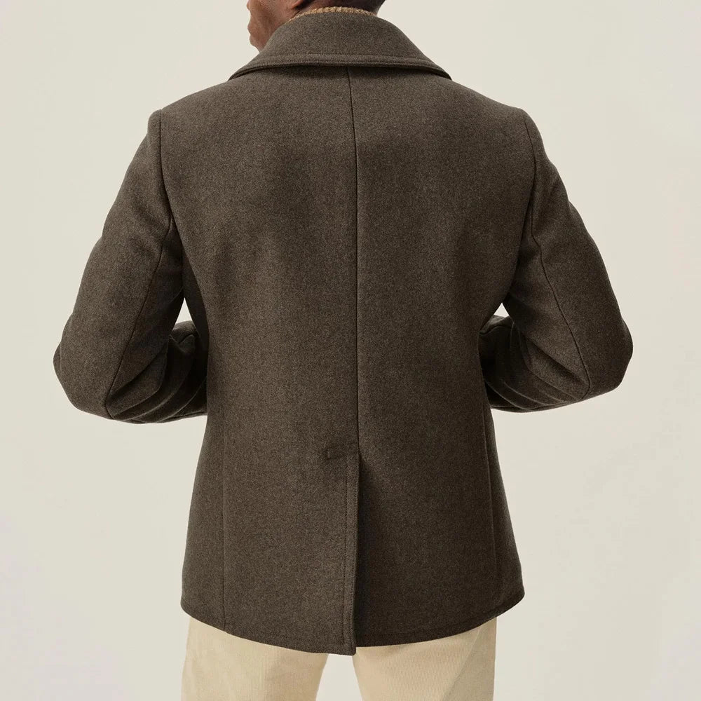 Manteau en laine élégant pour hommes, vestes pour hommes combinés, cachet masculin, haute qualité, hiver, luxe, nouveau