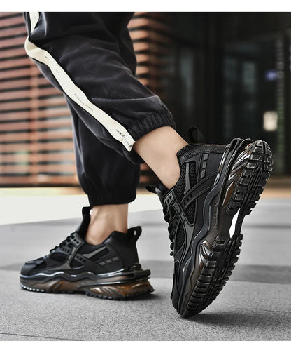 Nouvelles chaussures de sport pour hommes quatre saisons mode confortable extérieur antidérapant semelle épaisse résistant à l'usure respirant baskets de loisirs