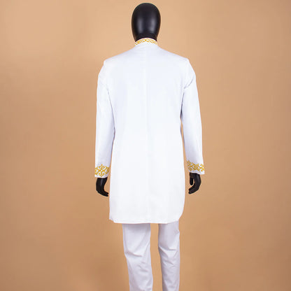 New Casual Men's Suit Slim Two-piece Set Costume Homme Suits for Costume Homme Pour Mariage Terno Masculino Completo