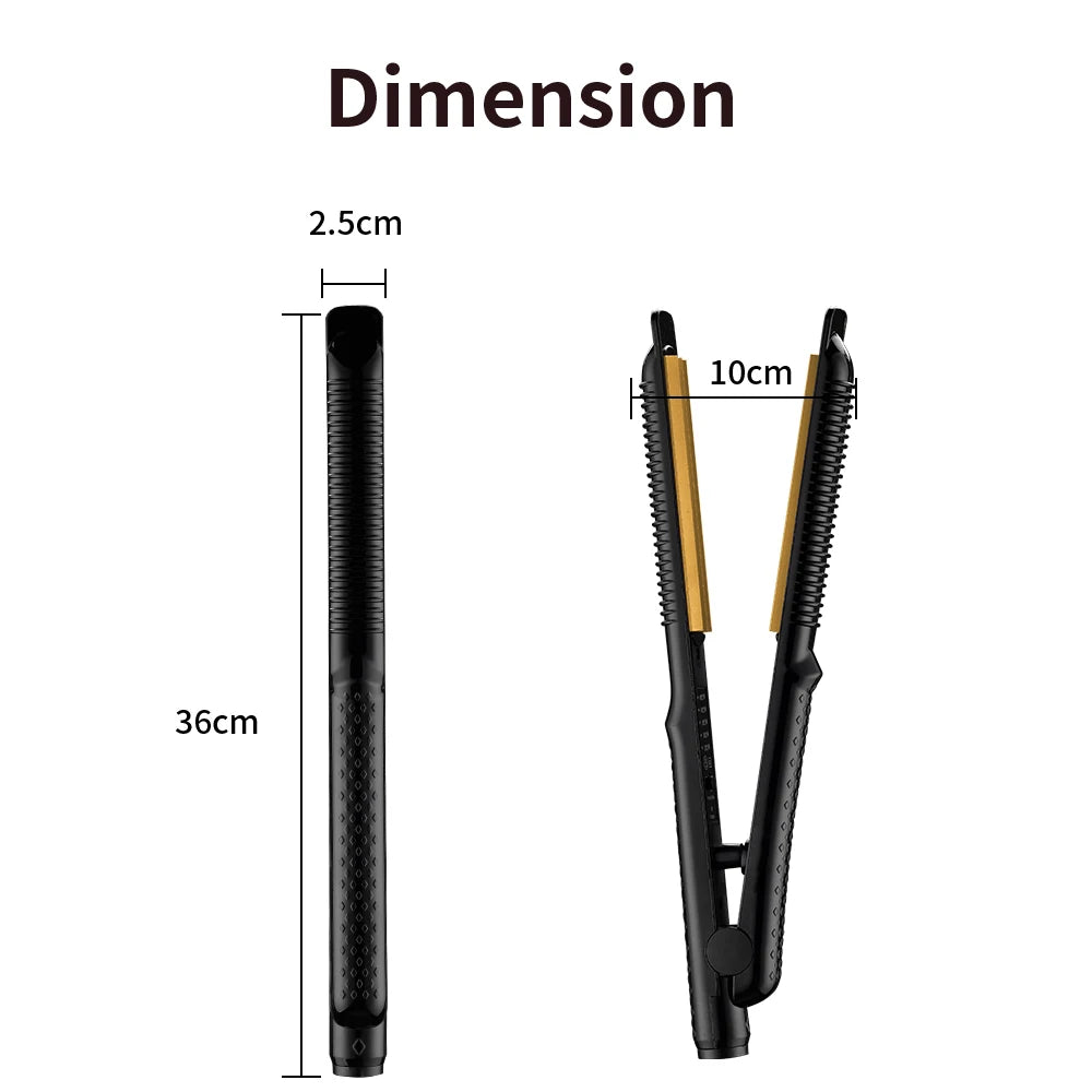 Fer à friser électrique, plaque ondulée, fer à friser, boucles, Volume, outils de coiffure