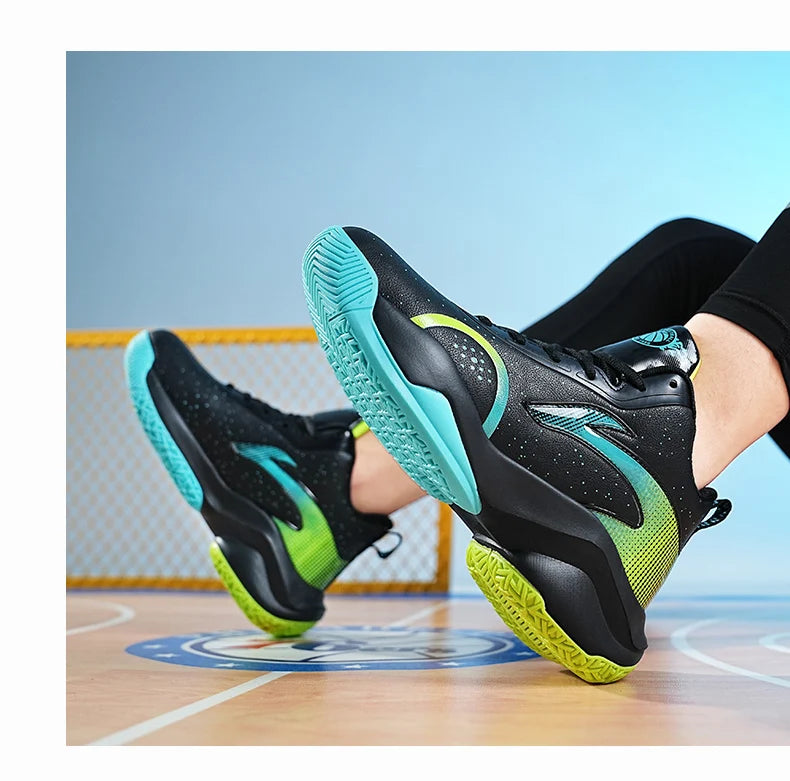 Chaussures de basket-ball nouveau modèle 2025 – Chaussures de sport antidérapantes et résistantes à l'usure pour hommes et femmes, adaptées aux activités décontractées.