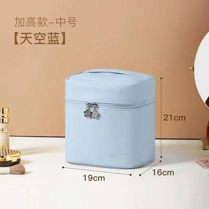 New Cosmetics Organizer Vertical Large-capacity Cosmetic Bag Deep Portable Handheld Waterproof Out Wash Storage Bag