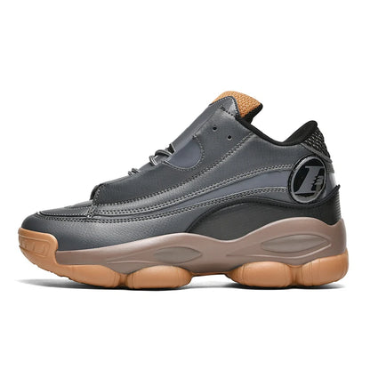 Chaussures de basket-ball pour hommes de haute qualité automne chaussures de sport en cuir plate-forme extérieure bottes de basket-ball professionnelles hommes chaussures d'entraînement