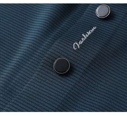 2024 Summer New Short sleeved High end Textured Letter Men's POLO Shirt Comfortable Silk Ice Feel Casual Business lapel T-shirt