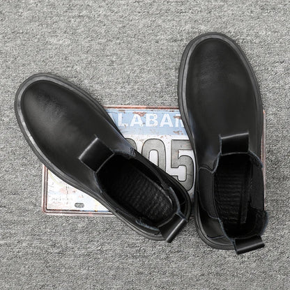 StephanBoots-Chaussures à plateforme noires pour hommes, Bottes de rinçage à la mode, Slip on, Nouveau, Automne, Hiver, 2022 - DOGOMET DIGITAL PLUS