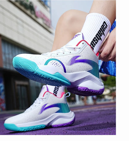 Chaussures de basket-ball nouveau modèle 2025 – Chaussures de sport antidérapantes et résistantes à l'usure pour hommes et femmes, adaptées aux activités décontractées.