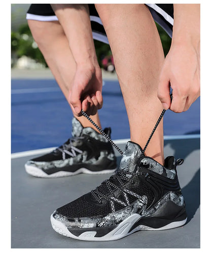 Chaussures de basket-ball respirantes carillon colorées pour hommes, chaussures de sport décontractées, haut, polyvalent, nouveau, printemps, 2024