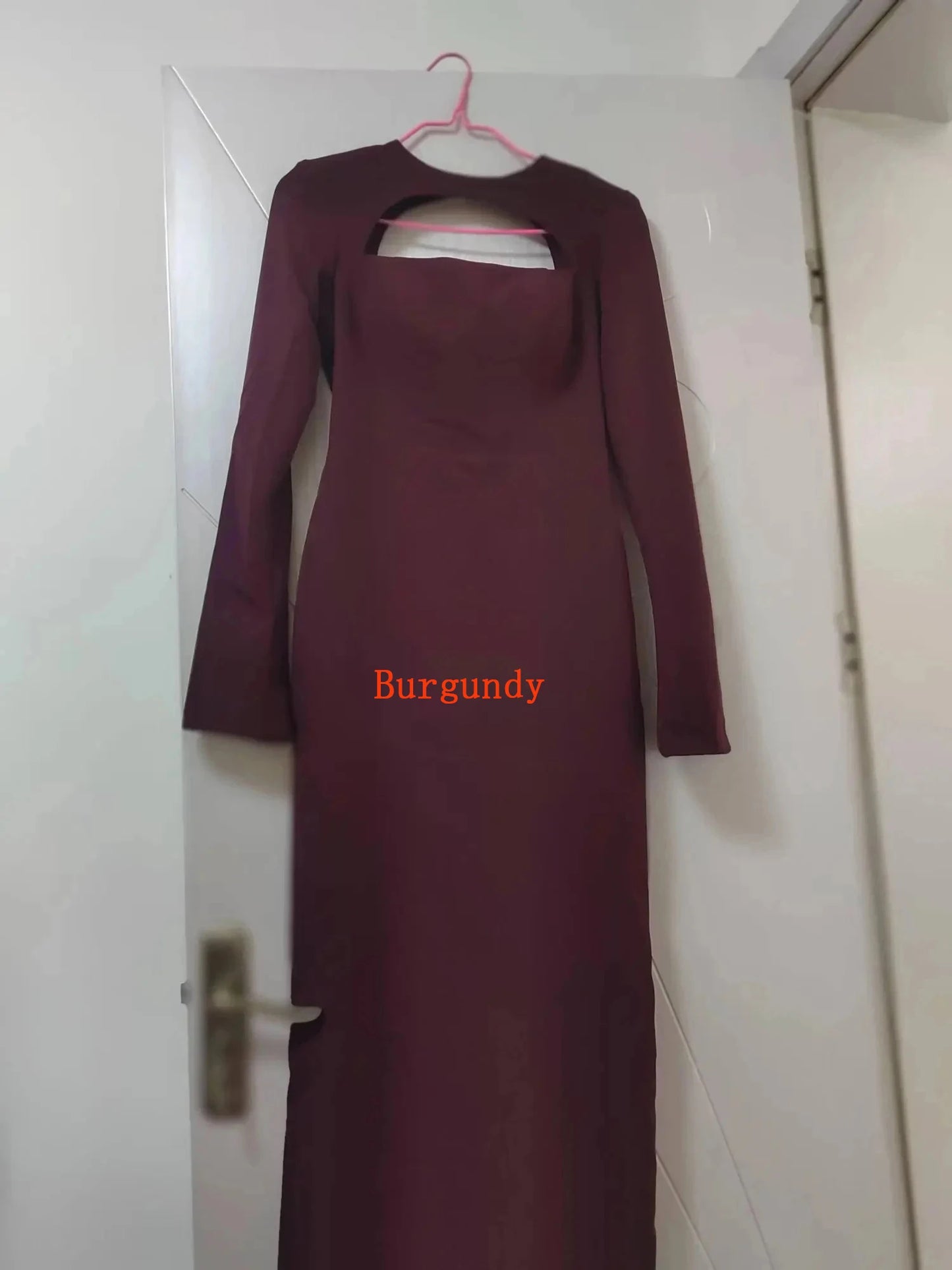 Robes de bal sirène noires personnalisées, style arabe, manches longues, robes de soirée formelles pour femmes, robes de mariage, vestos de nocher