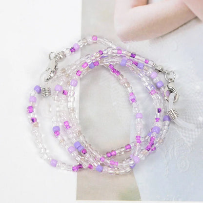 Fashion Glasses Chain Multifunctional Lanyard Bohemian Colorful Bead Chain Anti-lost Neck Chain Sunglasses Eyewear Accessories