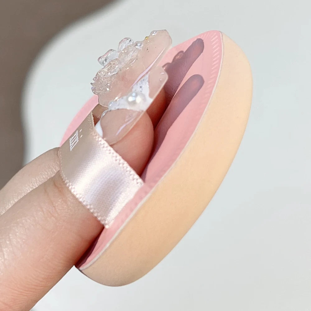 Soft Cotton Cosmetic Puff Dry Wet Usable Makeup Sponge Cushion Puff for Foundation Concealer Powder Makeup Sponge Beauty Tools