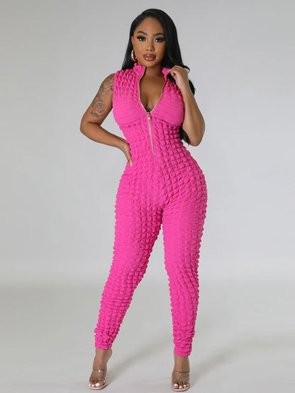 FIBRZIP Chic Elegant Women Bodycon Sexy Full Body Jumpsuit Wholesale Drop Shipping