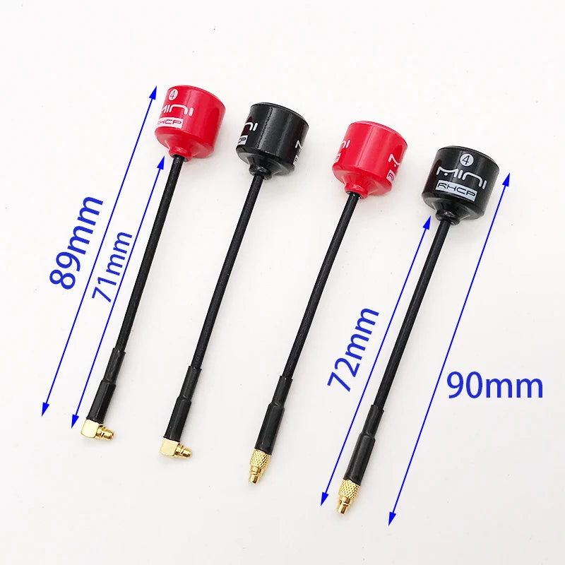 Antenne Lollipop 4 RHCP 5.8G, transmetteur/récepteur FPV 2.8Dbi à gain élevé, SMA/RP-SMA/MMCX/UFL pour pièce de drone de course RC FPV - DOGOMET DIGITAL PLUS