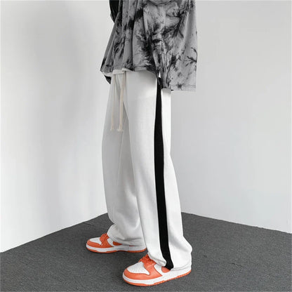 Designer hommes pantalon femmes imprimer mode style pantalons longs décontracté hommes arc-en-ciel palmiers jogger rayures cordon anges pantalon asiatique