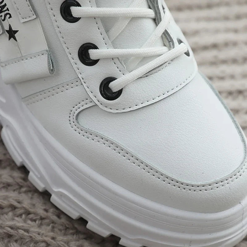 Bottes De neige d'hiver pour femmes, chaussures montantes décontractées, baskets chaudes à plateforme, bottines De grande taille 45, Zapatillas De Mujer, nouvelle collection - DOGOMET DIGITAL PLUS