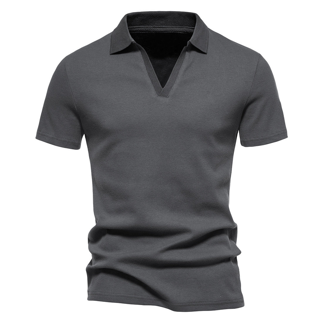 Men's Henley Shirt Slim Fit Cotton Short Sleeve Casual T-Shirt Jogger Mens T Shirts Loose Tops