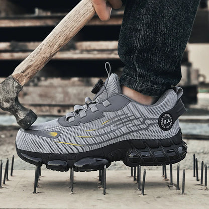 Men's Military Tactical Boots Army Boots Men Side Zipper Military Boots Men Anti-Slip Ankle Boots Work Safety Shoes Hiking Shoe - DOGOMET DIGITAL PLUS