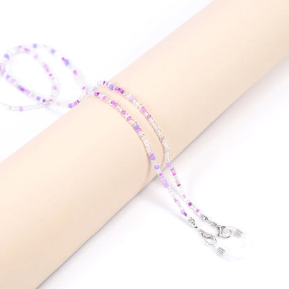 Fashion Glasses Chain Multifunctional Lanyard Bohemian Colorful Bead Chain Anti-lost Neck Chain Sunglasses Eyewear Accessories