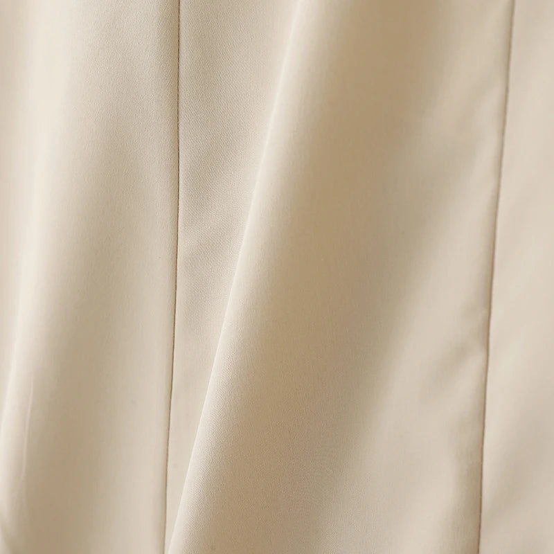 ZANZEA-Jupe mi-longue évangélique élégante taille haute pour femmes, jupes trapèze pour femmes, bureau, dame, document solide, fête, mode, 2025