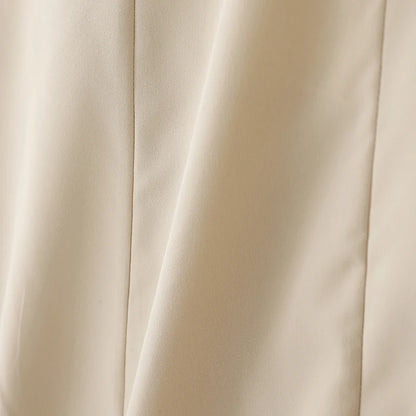 ZANZEA-Jupe mi-longue évangélique élégante taille haute pour femmes, jupes trapèze pour femmes, bureau, dame, document solide, fête, mode, 2025