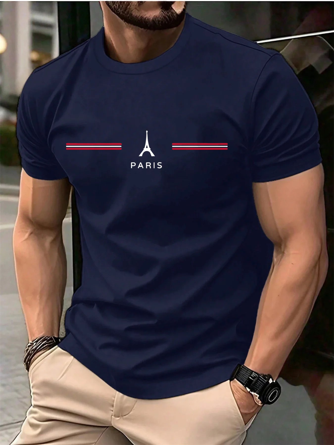 T-SHIRT MANCHES COURTES COL ROND HOMME 100% PUR COTON