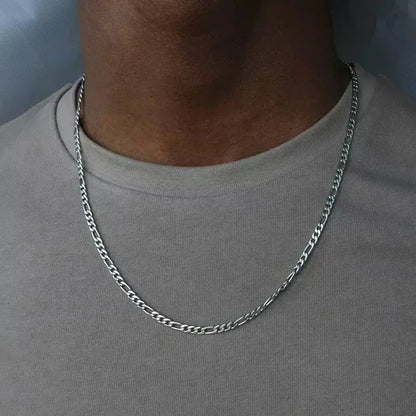 40-75cm 925 Silver 4mm Figaro Chain Necklace For Women Men Long Necklace Hip Hop Jewelry Gift - DOGOMET DIGITAL PLUS