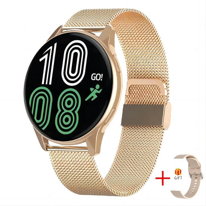 Smartwatch 2025 rond AMOLED affichage Bluetooth relojes para hombres sans fil montres intelligentes homme femme nouveau pour iPhone Android