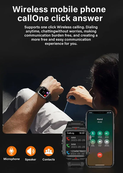 2025 nouvelle montre intelligente pour femmes GPS montre intelligente hommes 1.71 pouces HD affichage GPS & faire/ recevoir des appels téléphoniques 400mAh batterie Bracelets