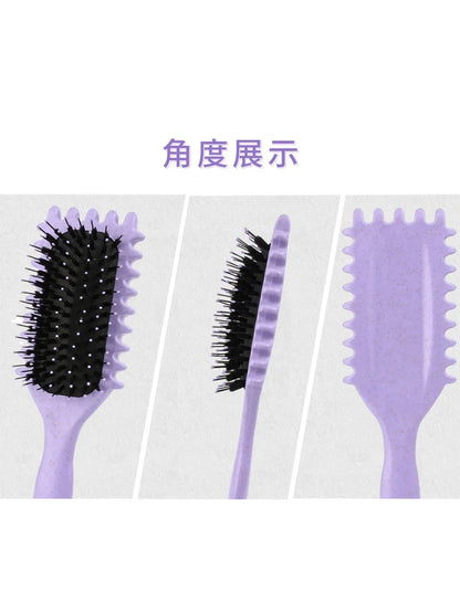 Brosse de coiffure pour cheveux bouclés, 1 pièce, élimination des rides, peigne pour cheveux bouclés et humides, outil de coiffure