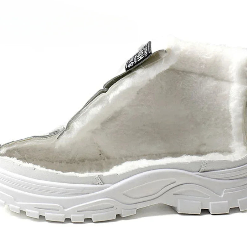 Bottes De neige d'hiver pour femmes, chaussures montantes décontractées, baskets chaudes à plateforme, bottines De grande taille 45, Zapatillas De Mujer, nouvelle collection - DOGOMET DIGITAL PLUS