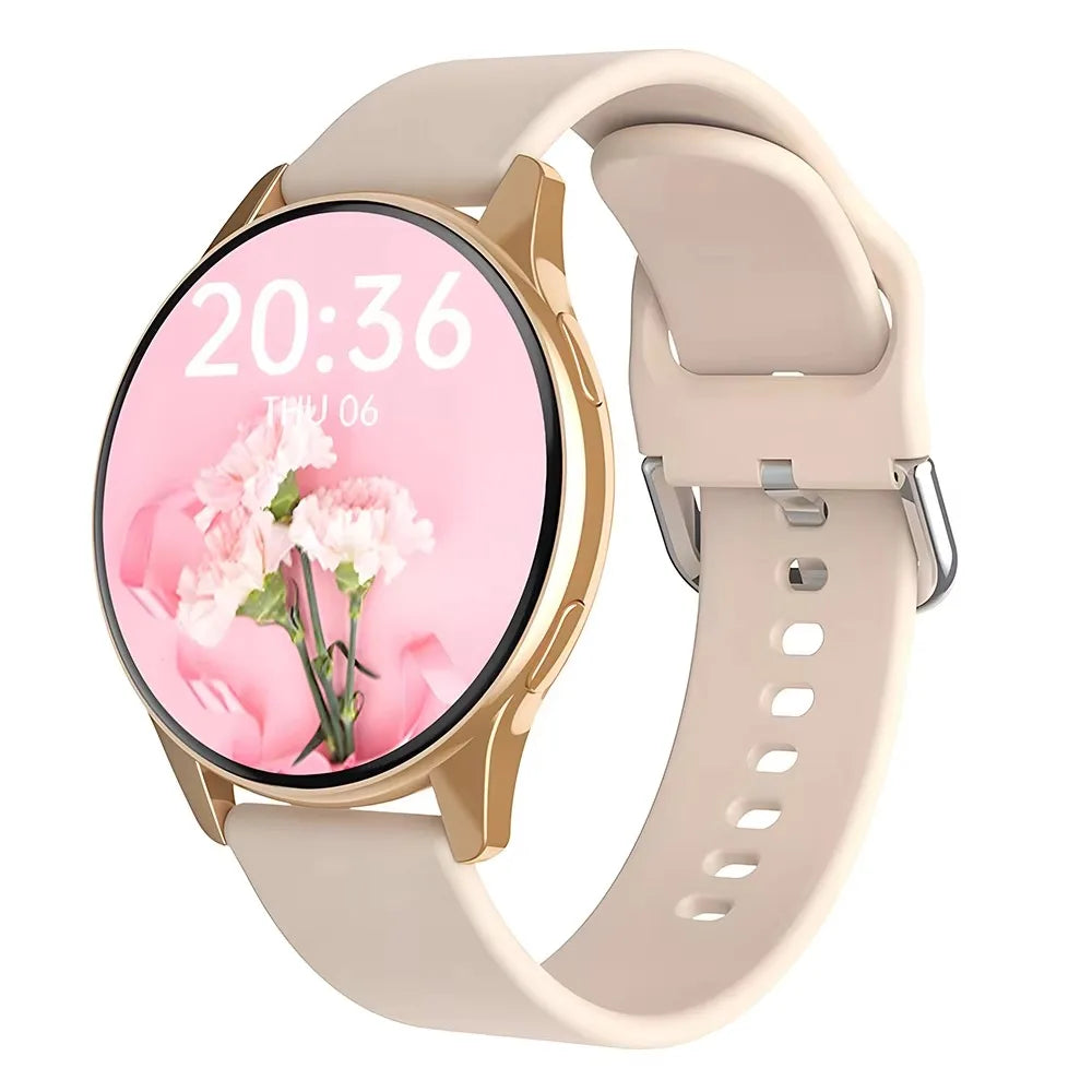 Smartwatch 2025 rond AMOLED affichage Bluetooth relojes para hombres sans fil montres intelligentes homme femme nouveau pour iPhone Android