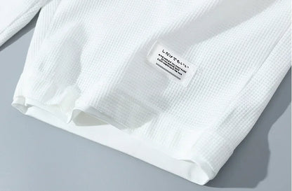 A 2025 new summer outdoor short-sleeved round-neck T-shirt and breathable shorts two-piece fashionable sporty casual suit - DOGOMET DIGITAL PLUS