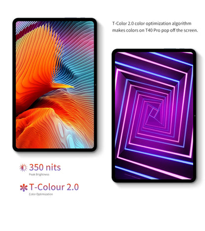 Patch last-Tablette T40 Pro, Android 12, 8 Go de RAM, 10.4 Go, 128 pouces, stratification complète 2K, Dean UNISOC T616 Octa Core, réseau 4G, charge rapide