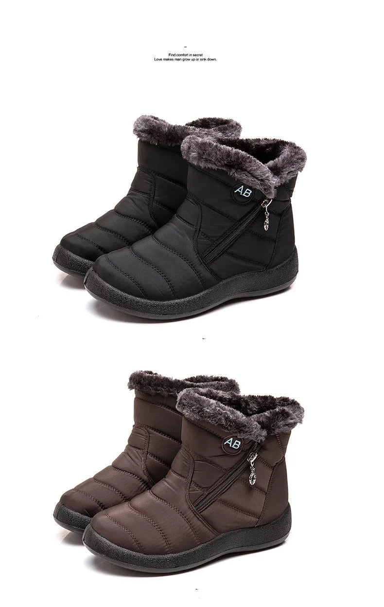 Bottes de rinçage astronomique imperméables pour femmes, chaussures optiques pour dames, baskets pour femmes, document solide, mode d'hiver - DOGOMET DIGITAL PLUS