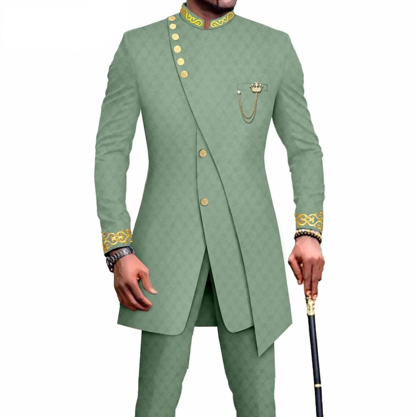 New Casual Men's Suit Slim Two-piece Set Costume Homme Suits for Costume Homme Pour Mariage Terno Masculino Completo