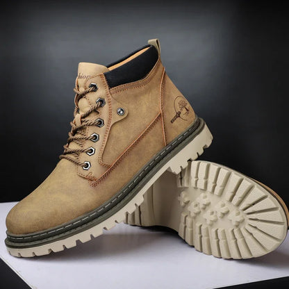 Hommes Super chaud bottes de neige hiver hommes bottines imperméable court extérieur baskets automne hommes moto zapatillas mâle - DOGOMET DIGITAL PLUS