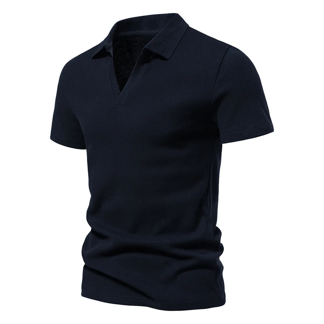 Men's Henley Shirt Slim Fit Cotton Short Sleeve Casual T-Shirt Jogger Mens T Shirts Loose Tops