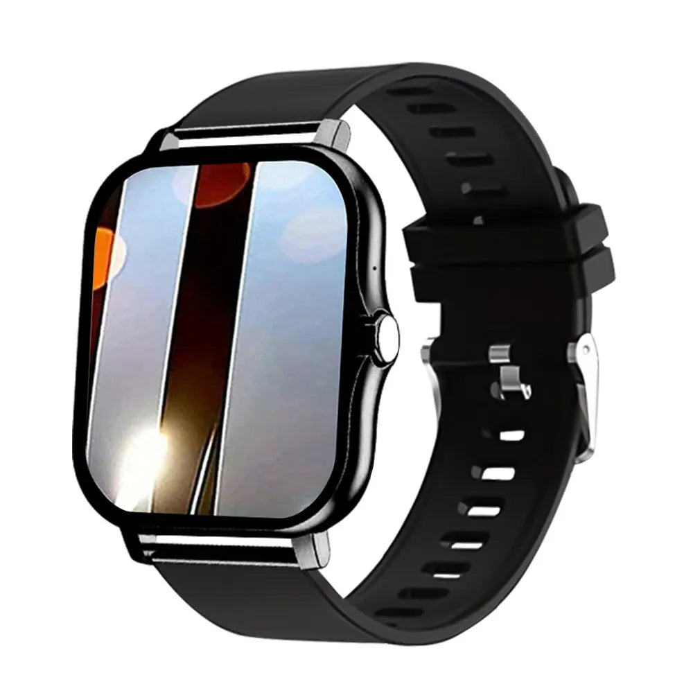 2025 montre connectée Android Phone 1.44 ''Écran couleur appels bluetooth surveillance de la saturation en oxygène du sang surveillance de la pression artérielle montre connecté homme montre connectée femme